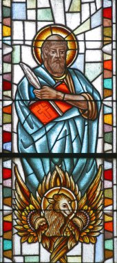 Saint Mark the Evangelist, stained glass clipart