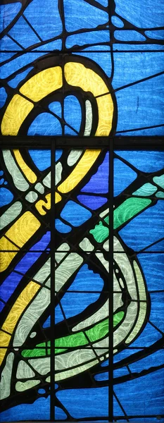 Kirchenfenster Aus Glasmalerei — Stockfoto