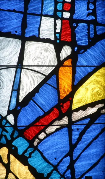 Окно Церкви Витражах — стоковое фото