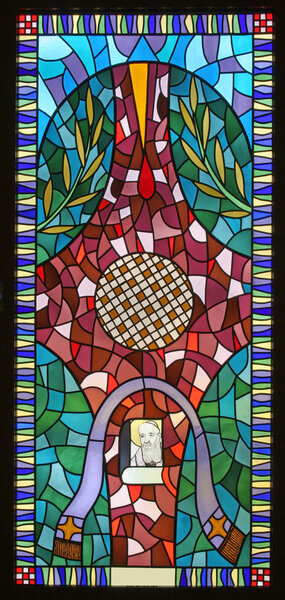 Penance - Confession , Seven Sacraments, stained glass