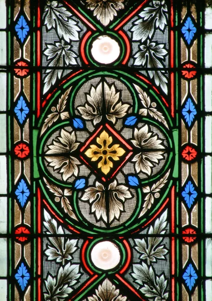 Kirchenfenster Aus Glasmalerei — Stockfoto