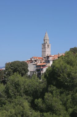 vrbnik şehir, Adriyatik Island krk, Hırvatistan