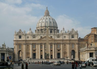 St. Peters Basilica in Rome, Italy clipart