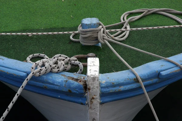 Rope Boat Knotting — Stock Photo, Image