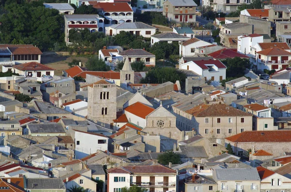 Πόλης Pag Νησί Της Pag Κροατία Αδριατική Θάλασσα — Φωτογραφία Αρχείου