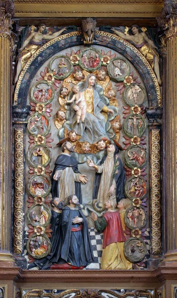 Svátek Panny Marie Svatého Růžence — Stock fotografie