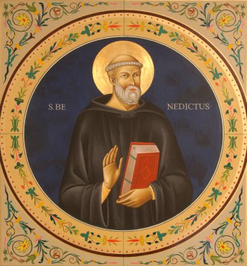 Saint Benedict of Nursia clipart