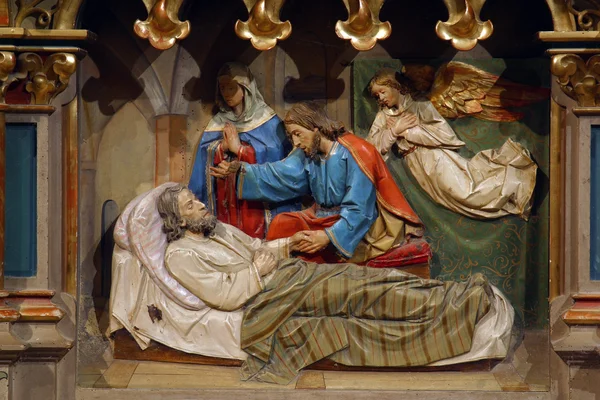 La morte di San Giuseppe — Foto Stock