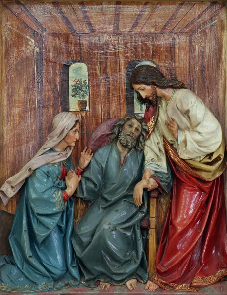 Смерть Святого Йосипа — стокове фото