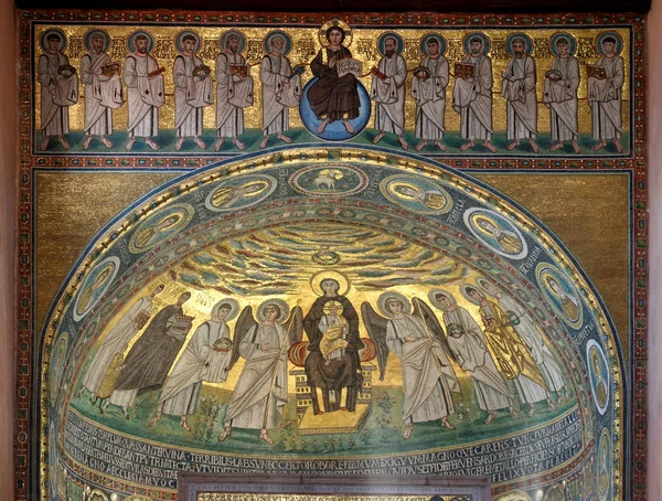 Interiorul Unei Faimoase Bazilici Eufrasie Din Porec Croația — Fotografie, imagine de stoc