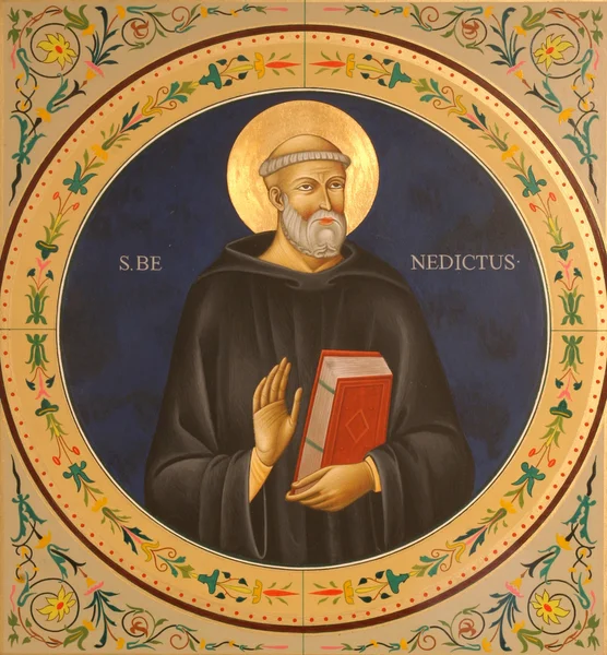 Saint Benedict Nursia — Stock Photo, Image