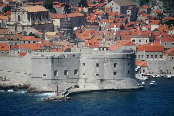 Dubrovnik Hırvatistan Adriyatik Denizi Nde Popüler Seyahat Hedef — Stok fotoğraf