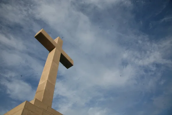 Крест Холме Над Дубровником Хорватия — стоковое фото