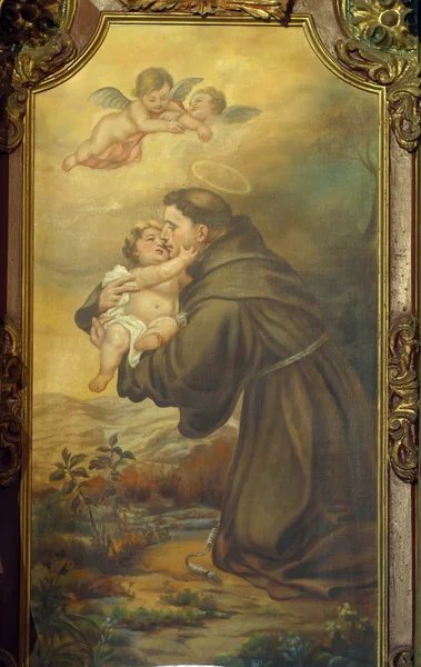 Святий Антоній Падуанський — стокове фото