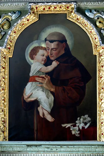 Saint Anthony Padua Child Jesus Catholic Stock Photo 1091150279 |  Shutterstock