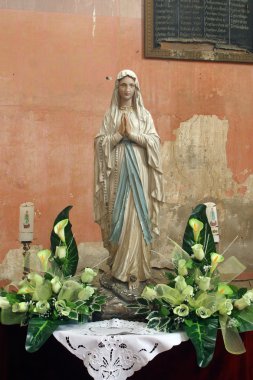 Our lady of Lourdes clipart