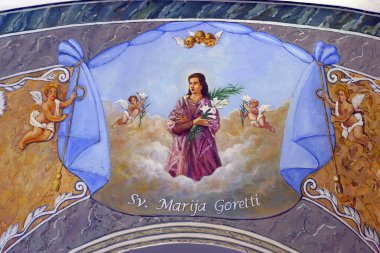 Saint Maria Goretti clipart