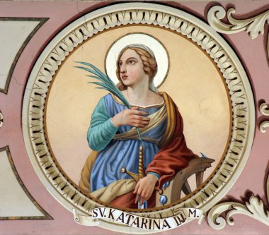 Saint Catherine of Alexandria clipart