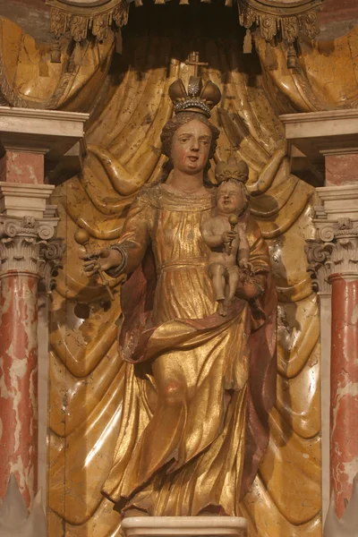 Jungfru Maria med jesus barnet — Stockfoto