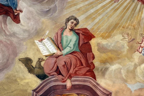St.John Євангеліст — стокове фото