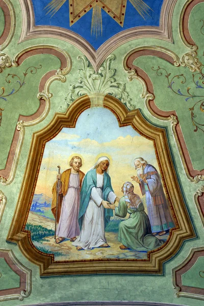 Besuch der seligen Jungfrau Maria — Stockfoto