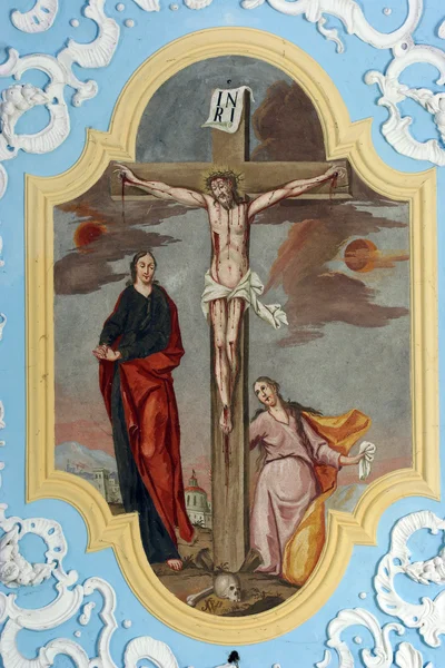 十字架上のイエスのはりつけ — ストック写真