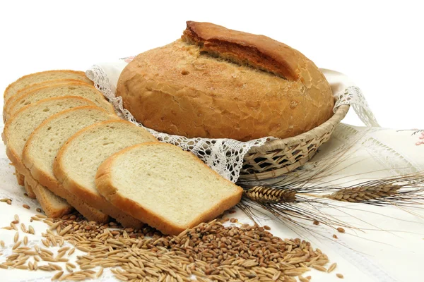 Хлебопродукты с семенами — стоковое фото