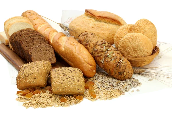 Verschillende broodproducten — Stockfoto