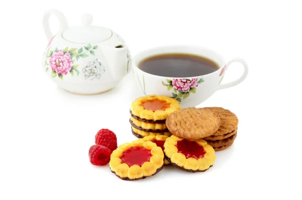 Cookies and tea — Stock Photo, Image