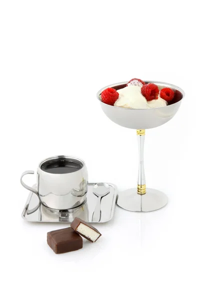 Coffee with ice-cream — Stock Photo, Image