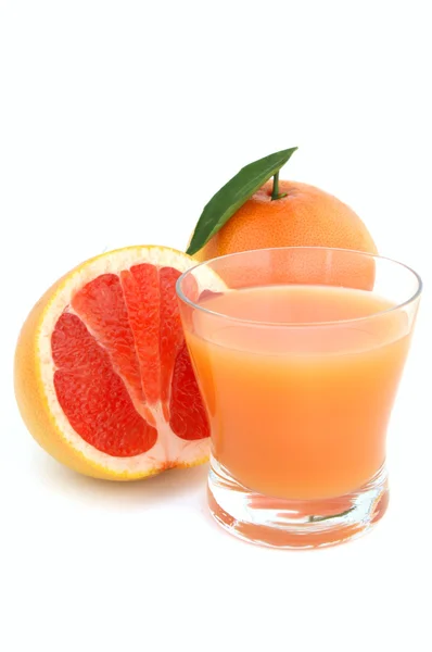 葡萄柚和果汁 — 图库照片