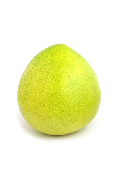 Fruta Pomelo Madura Isolada Sobre Fundo Branco — Fotografia de Stock