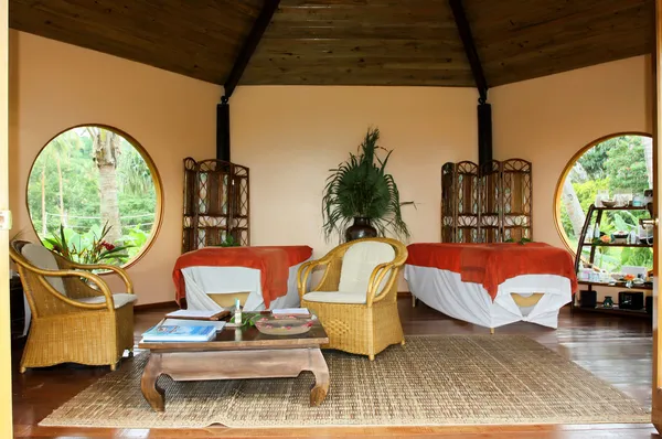 Tropikal Hotel Spa Terapi Odası — Stok fotoğraf