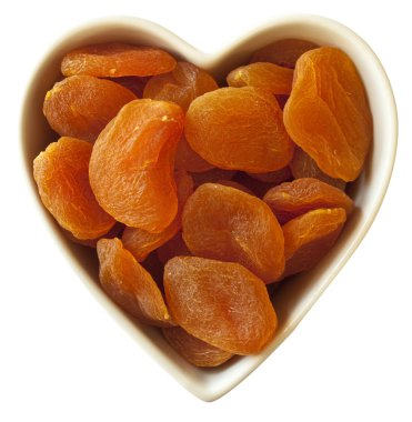 I heart apricots clipart