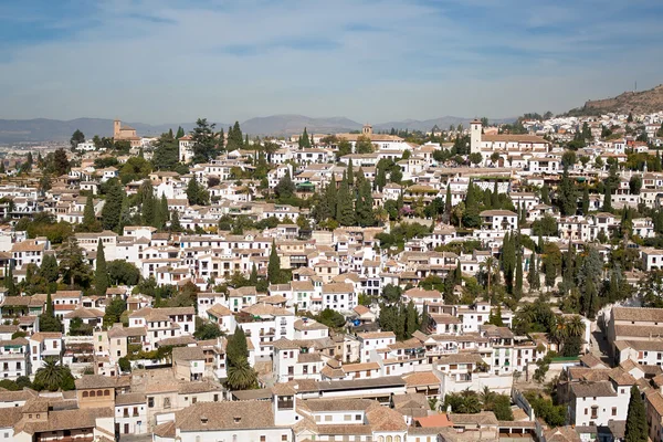 Quartiere Albaycin a Granada — Foto Stock
