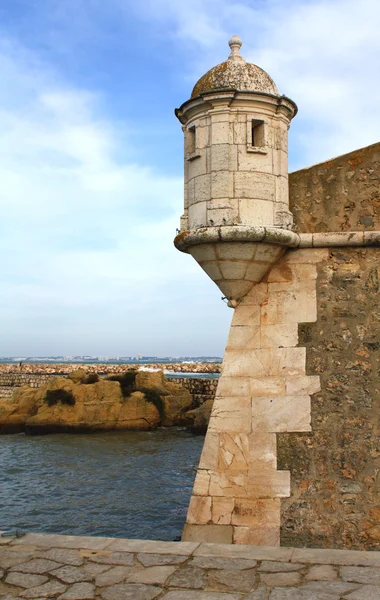 Forte da Ponta da Bandeira, Lagos, Portugal — Fotografia de Stock