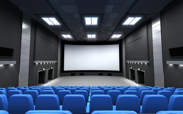 Front View Cinema Empty Done — Stock Photo, Image