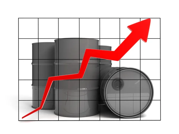 Gráfico do barril — Fotografia de Stock