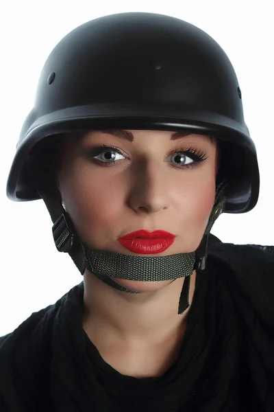 stock image Portrait of policewoman!