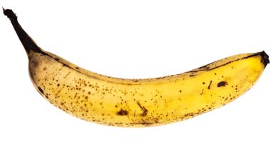 Banana with brown spots clipart