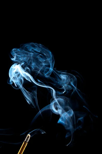 Aromaterapia perfume abstact cacheados fumaça — Fotografia de Stock