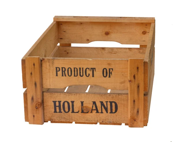 荷兰板条箱的空产品 — 图库照片