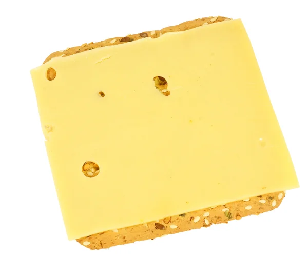 Biscoito saudável com queijo — Fotografia de Stock