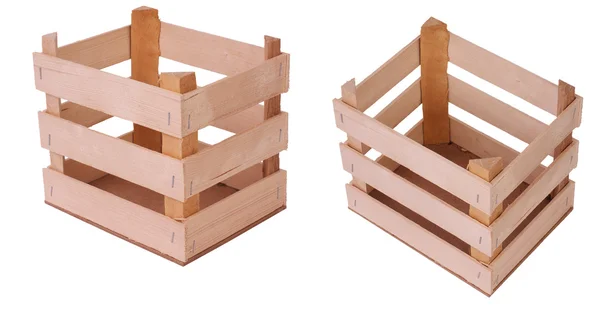 Serie van houten kisten — Stockfoto