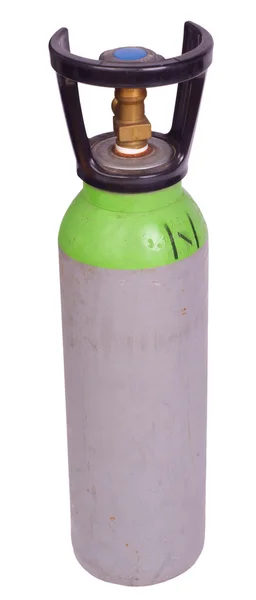 Бутылка сварного газа — стоковое фото
