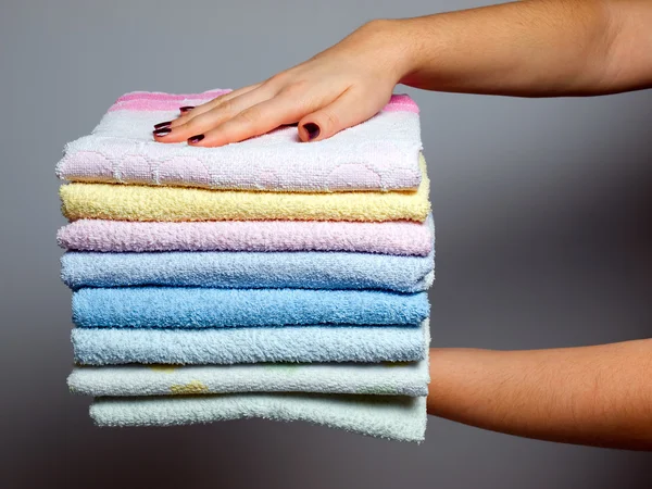 Μαζική πετσέτες — Φωτογραφία Αρχείου