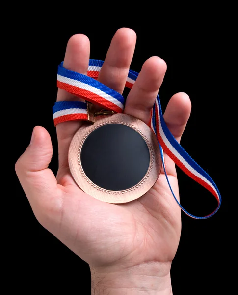 stock image Dark side of medal