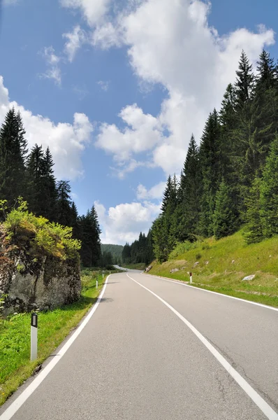 Estrada alpina — Fotografia de Stock