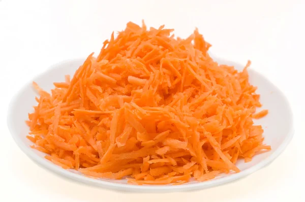 Stock image Sliced pickled cabbage carrots for