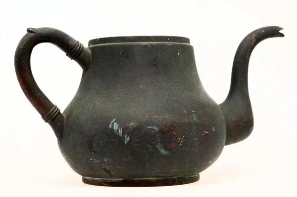 Ancient sea copper kettle — Stock Photo, Image